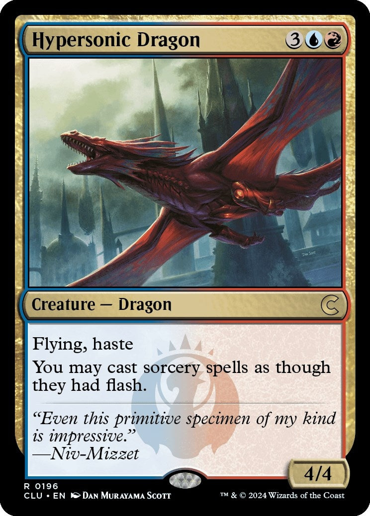 Hypersonic Dragon (196) [CLU] - MTG Single