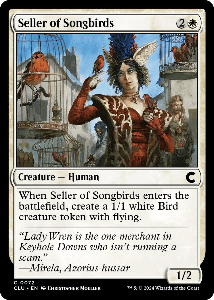 Seller of Songbirds (72) [CLU] - MTG Single