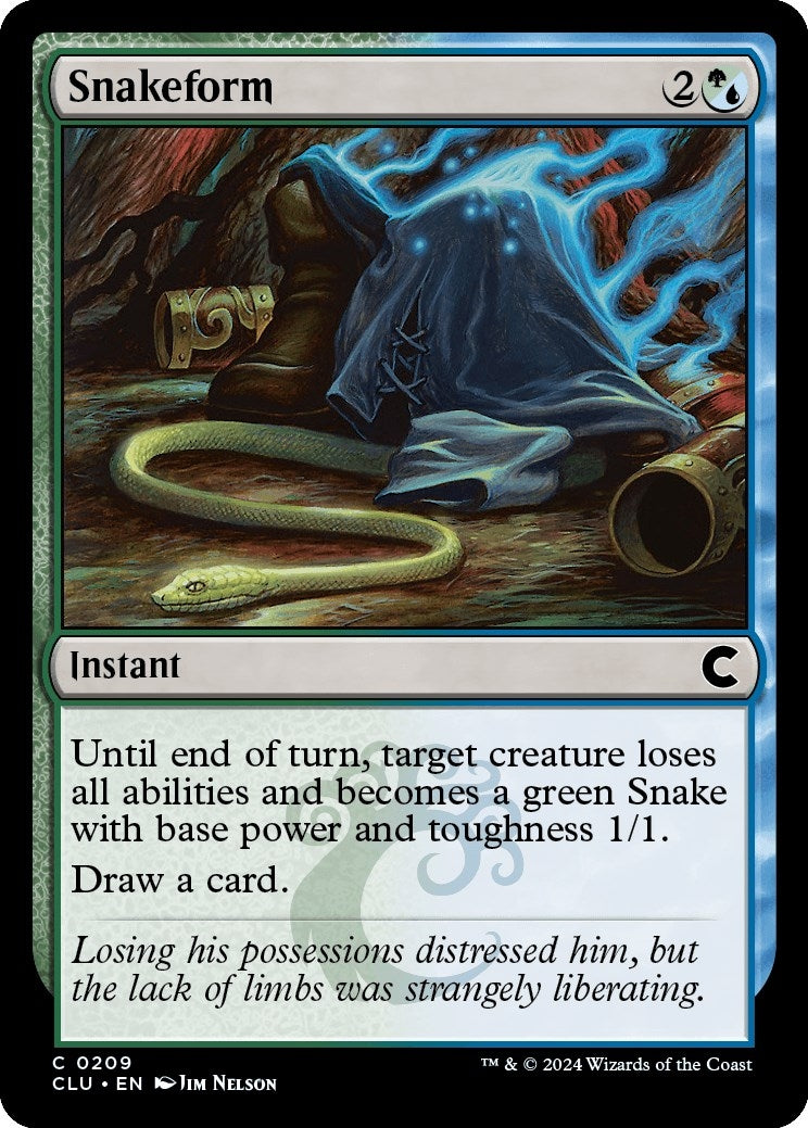 Snakeform (209) [CLU] - MTG Single
