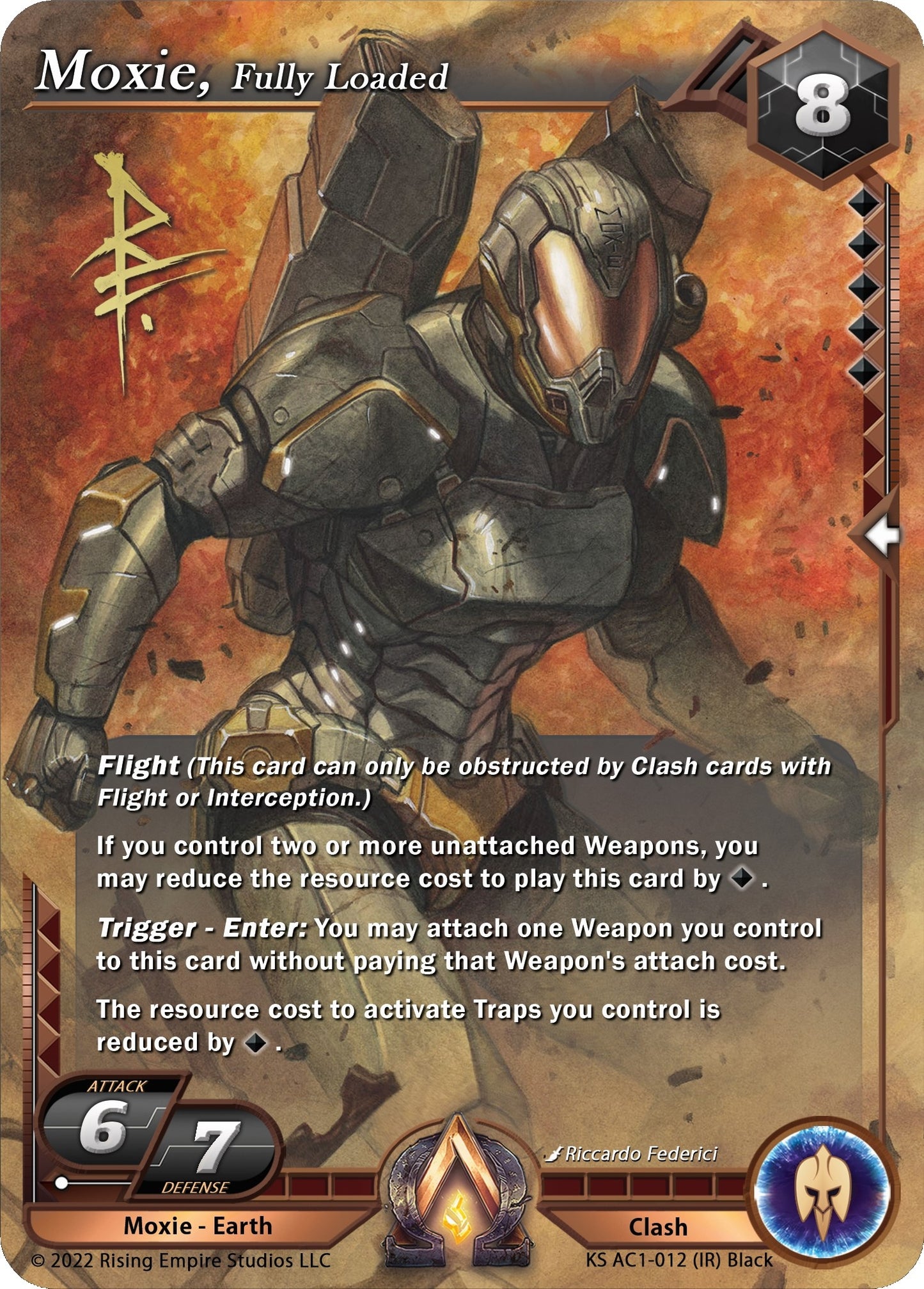 Moxie Fully Loaded (Iconic Rare) (1012) [KS AC1] - Alpha Clash Single