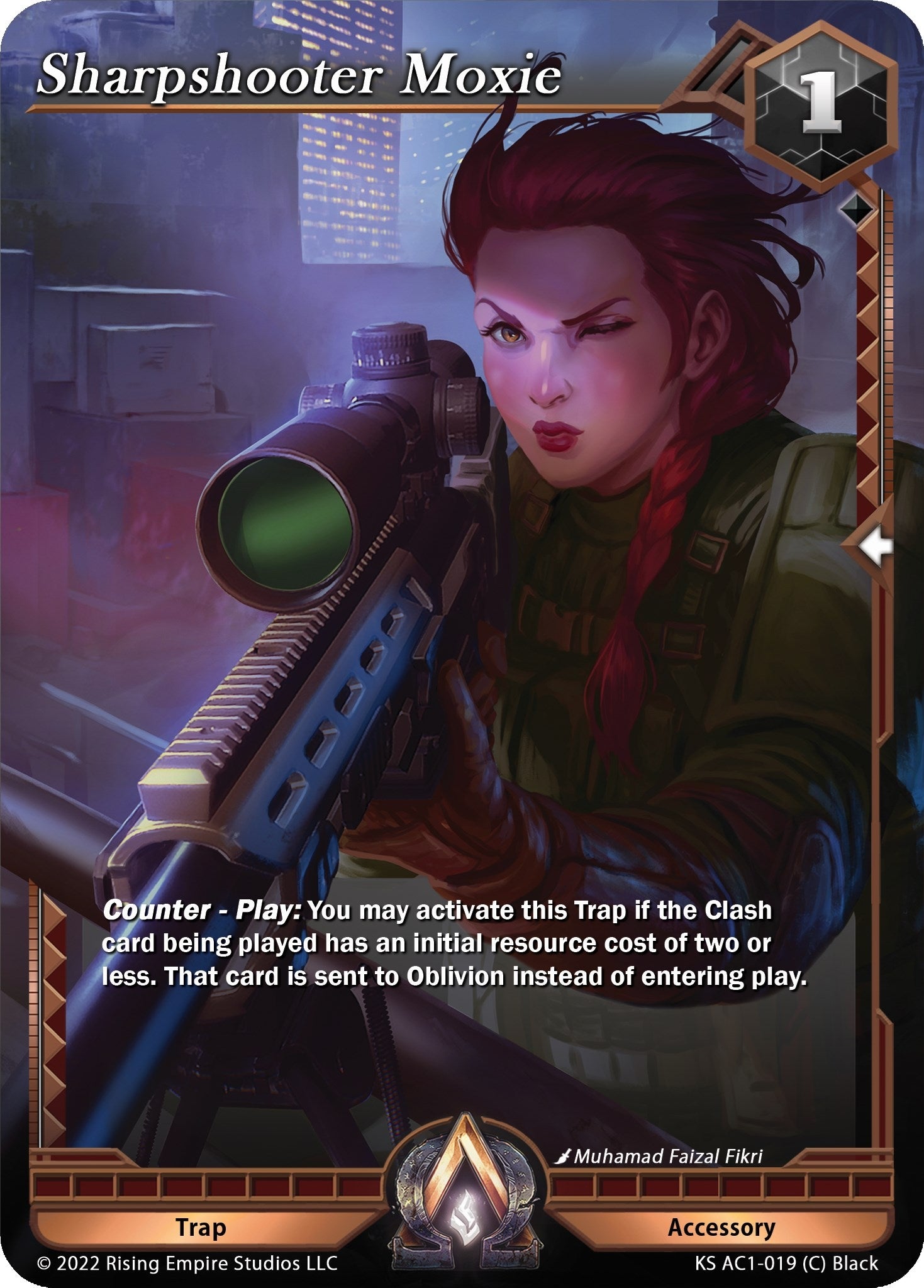 Sharpshooter Moxie (1019) [KS AC1] - Alpha Clash Single