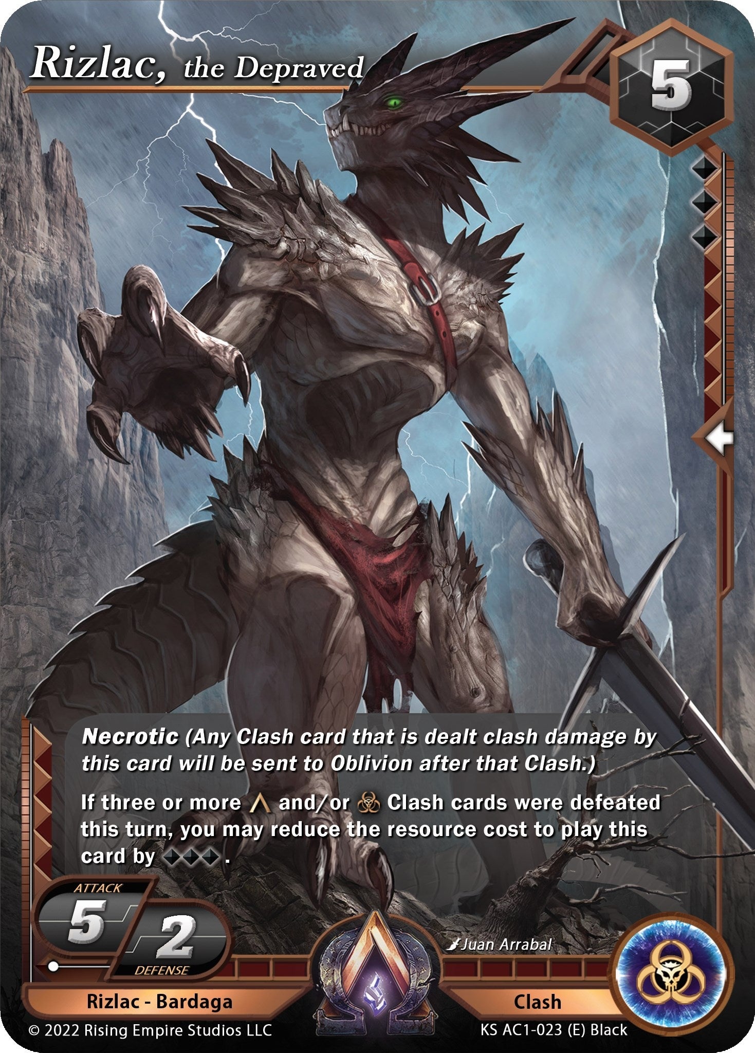 Rizlac the Depraved (1023) [KS AC1] - Alpha Clash Single