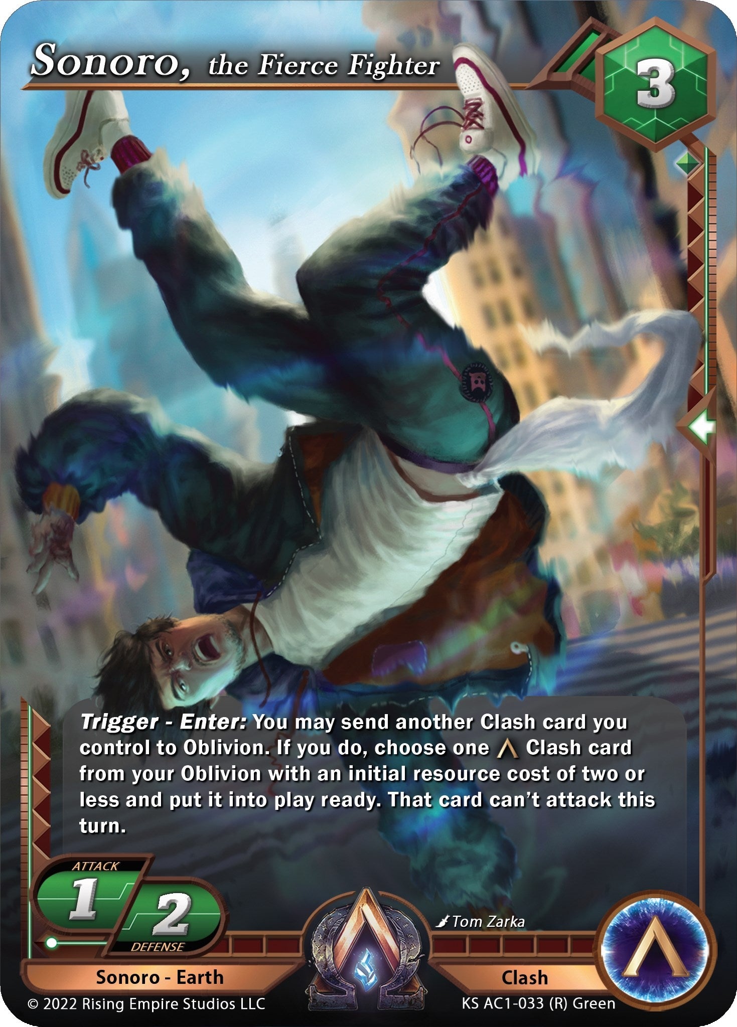 Sonoro the Fierce Fighter (1033) [KS AC1] - Alpha Clash Single