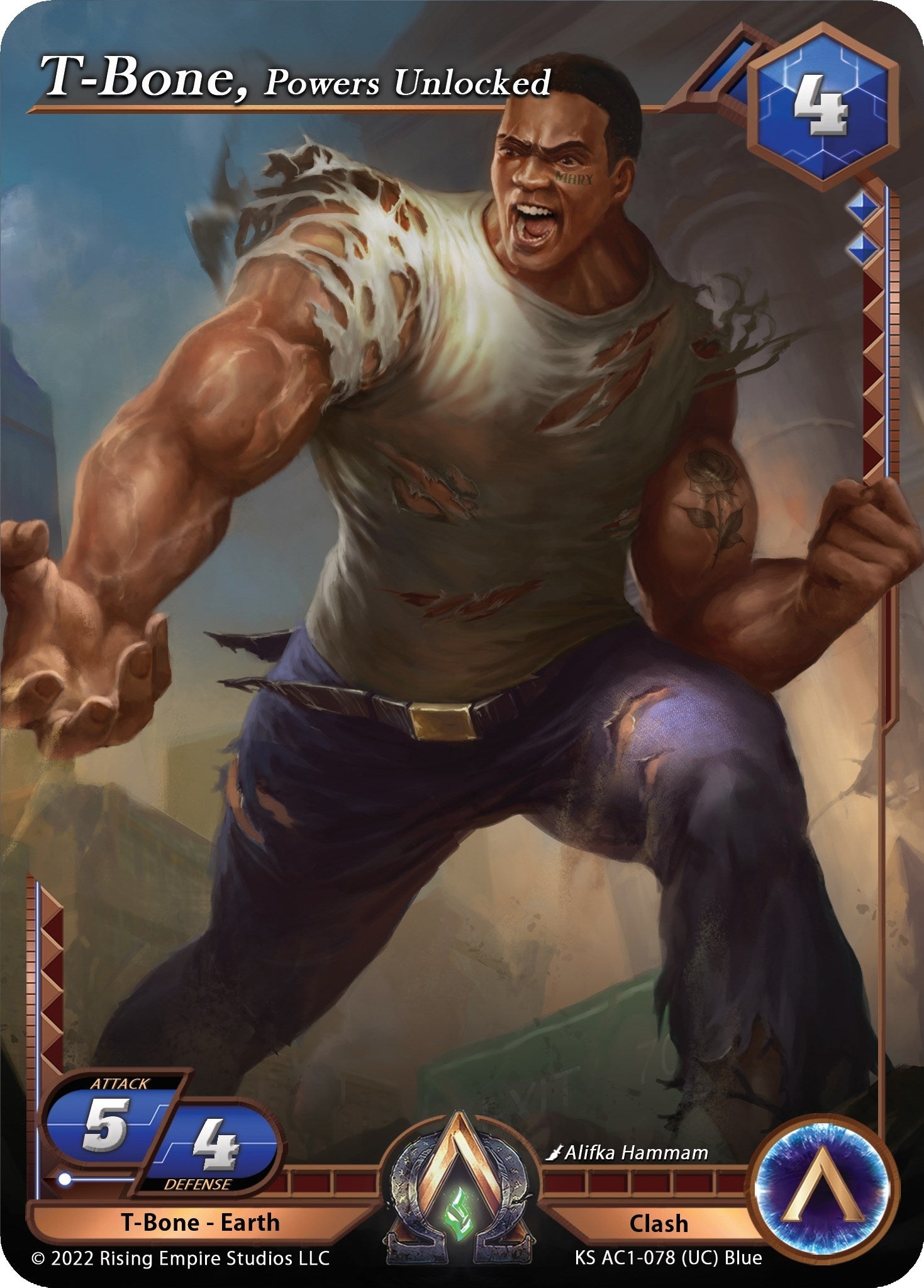 T-Bone Powers Unlocked (1078) [KS AC1] - Alpha Clash Single
