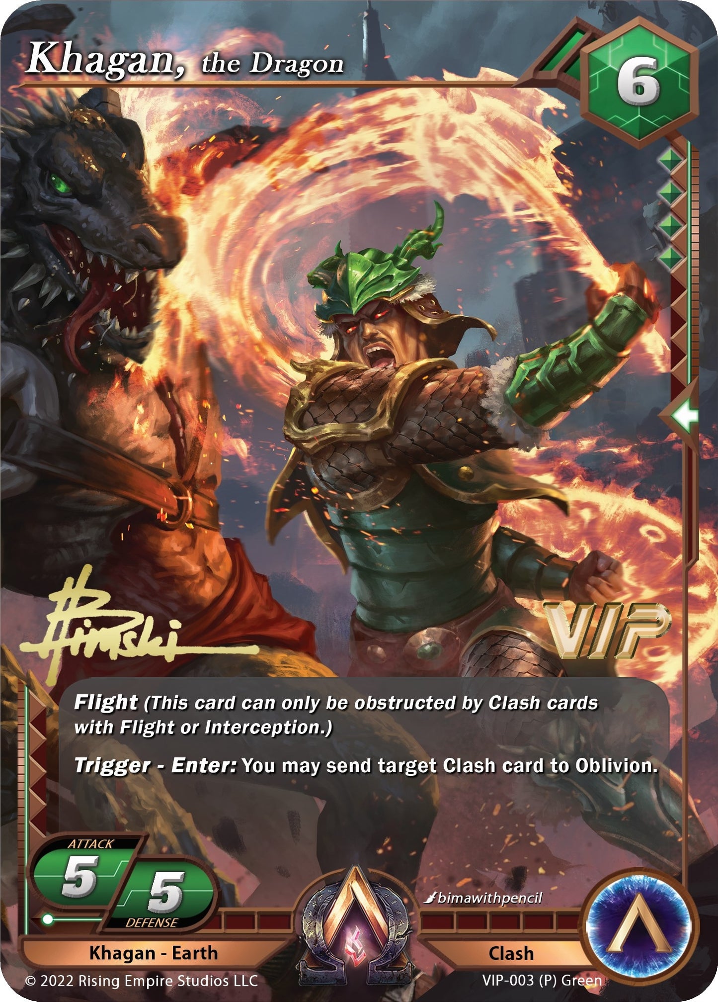 Khagan the Dragon VIP Promo (3) [KS AC1] - Alpha Clash Single