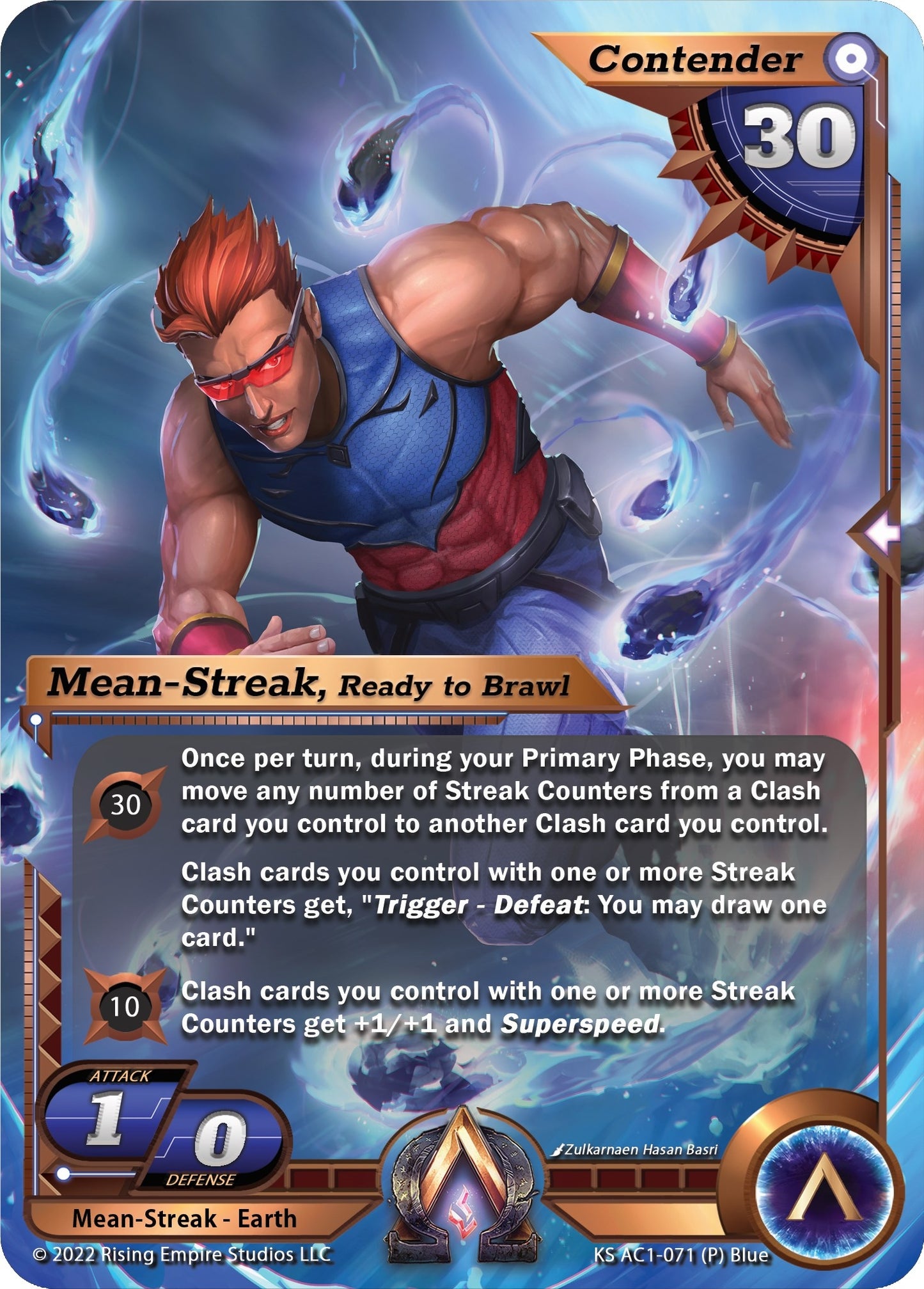 Mean-Streak Ready to Brawl (Stretch Goal Promo) (1071) [KS AC1] - Alpha Clash Single