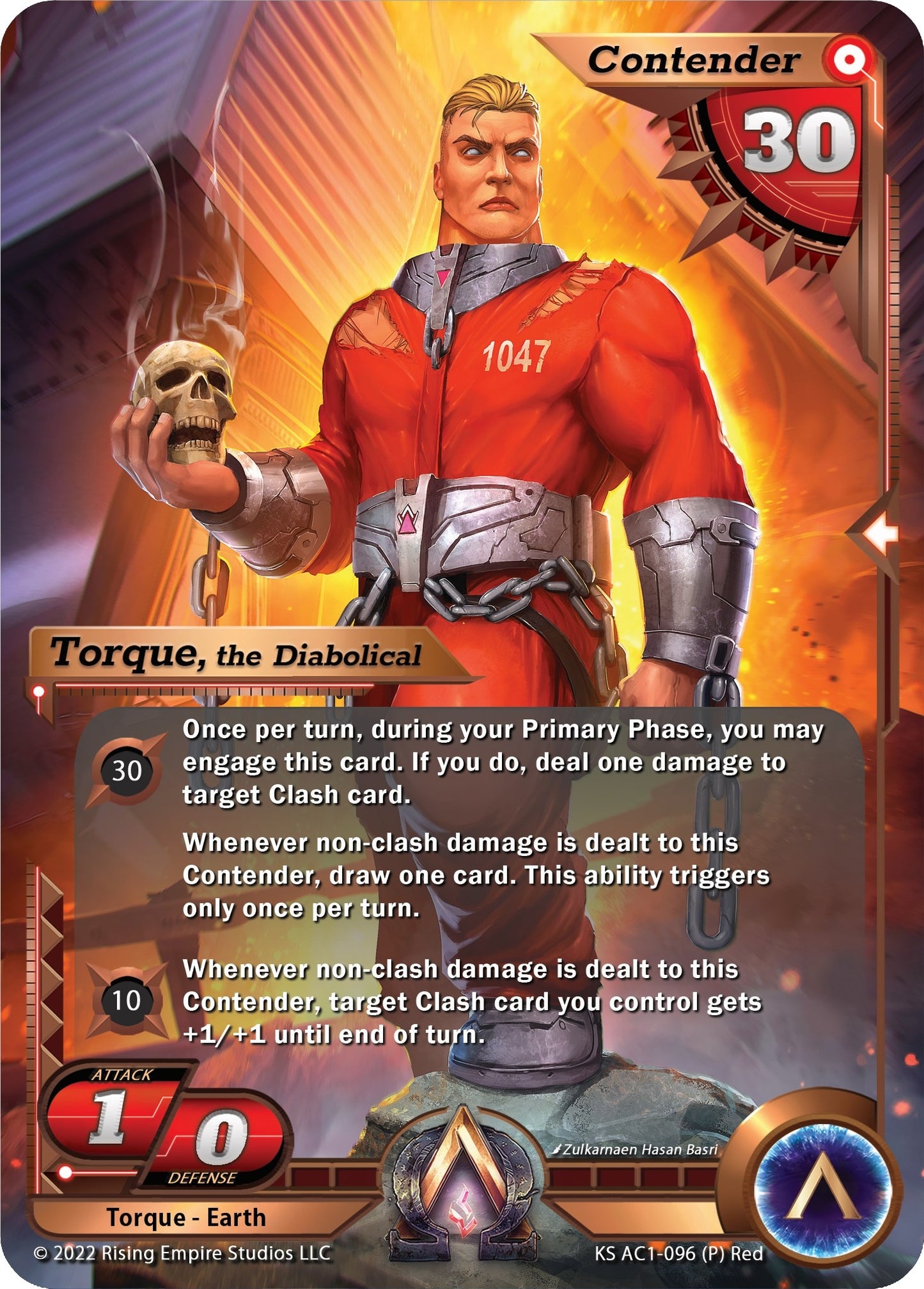 Torque the Diabolical (Stretch Goal Promo) (1096) [KS AC1] - Alpha Clash Single