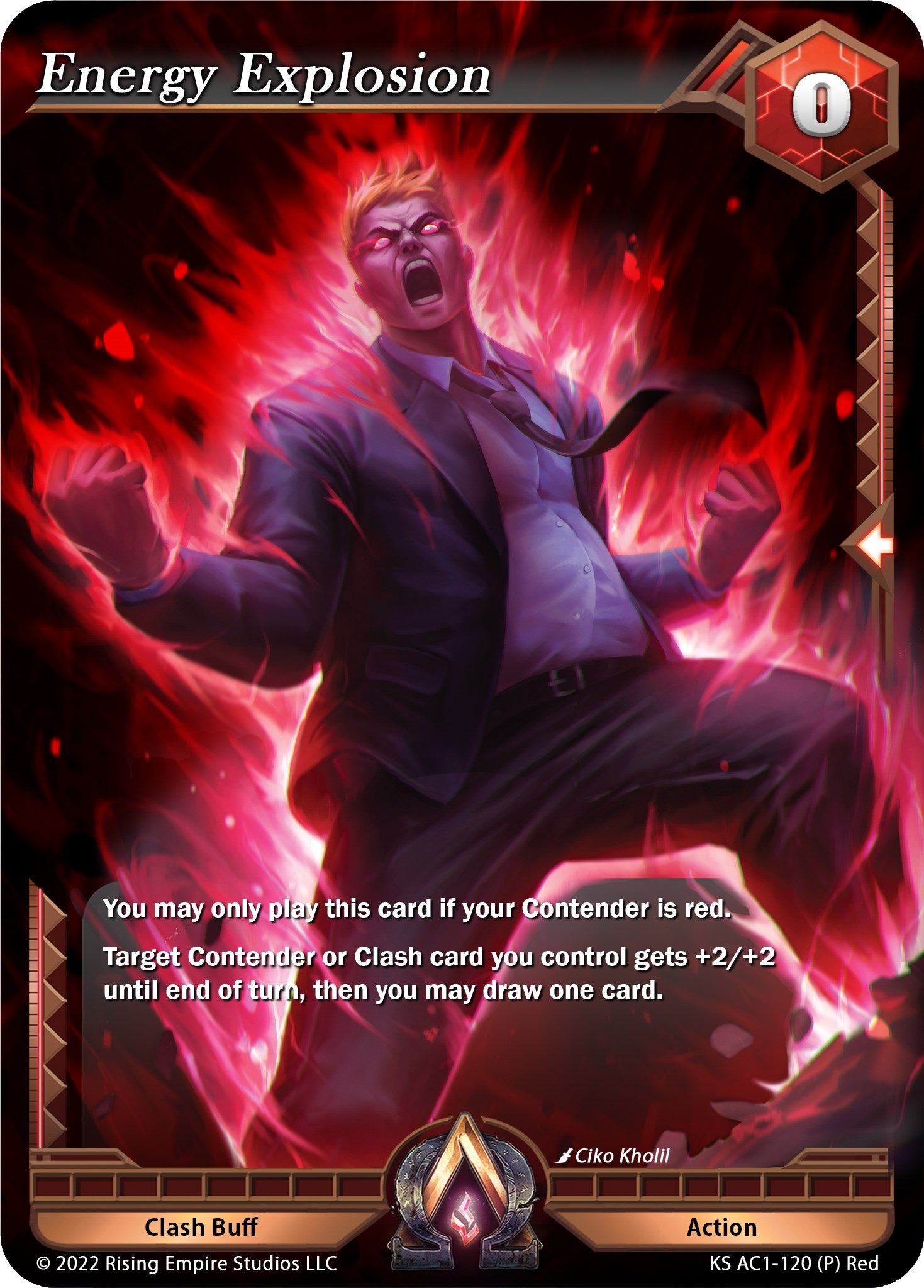 Energy Explosion (Stretch Goal Promo) (1120) [KS AC1] - Alpha Clash Single