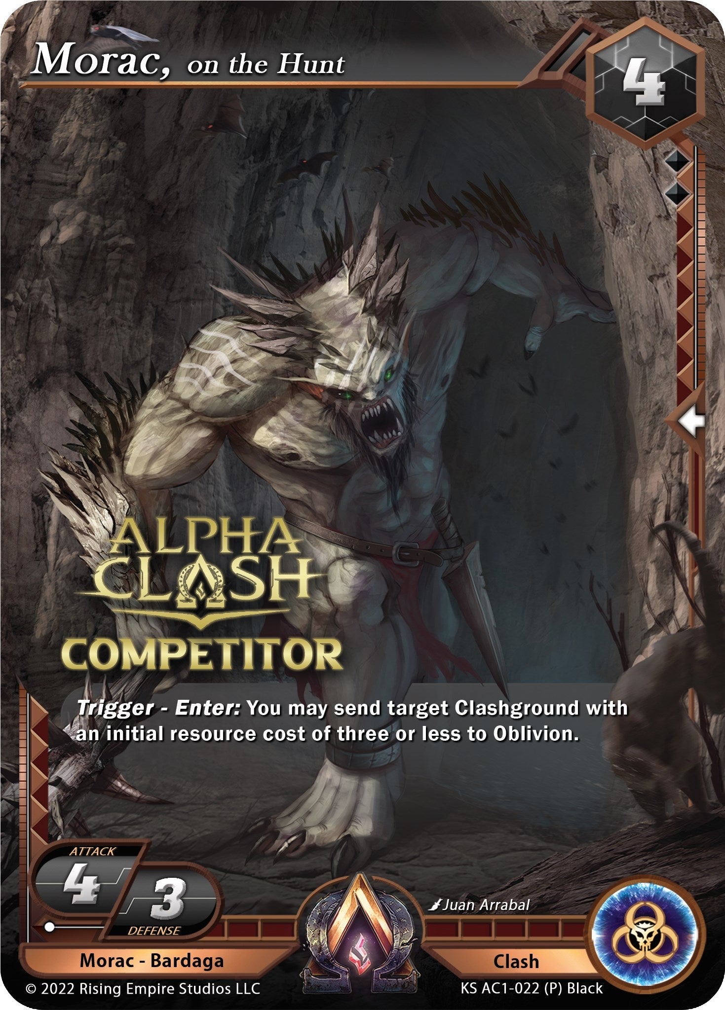 Morac on the Hunt (Competitor Promo) (1022) [KS AC1] - Alpha Clash Single