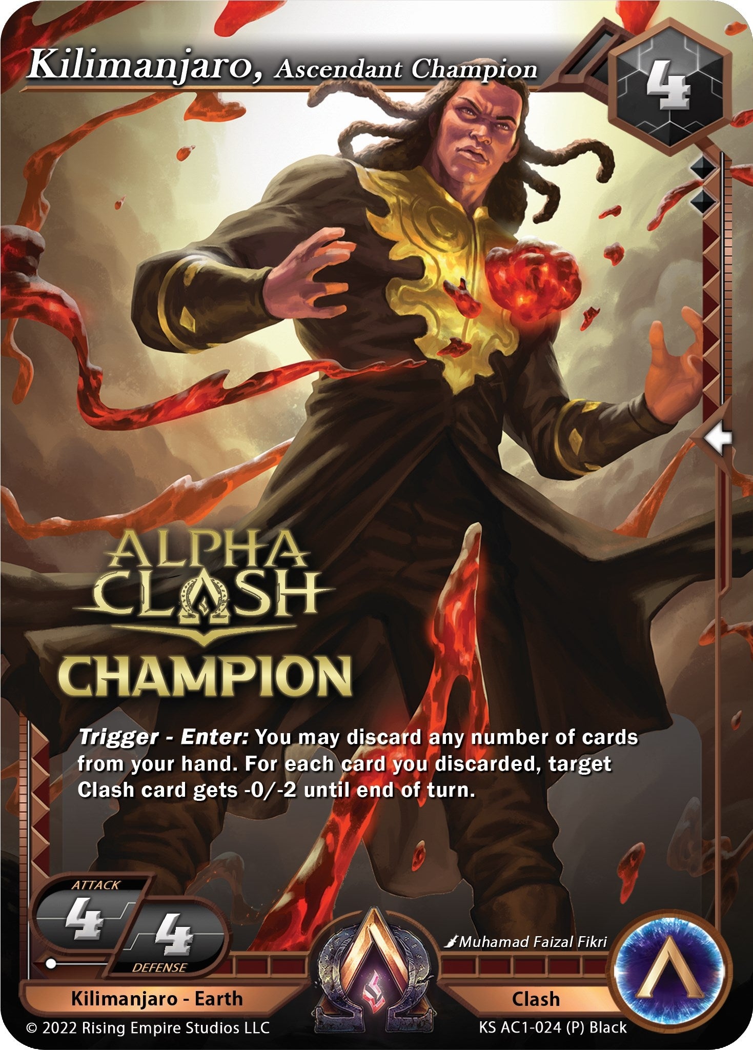 Kilimanjaro Ascendant Champion (Champion Promo) (1024) [KS AC1] - Alpha Clash Single