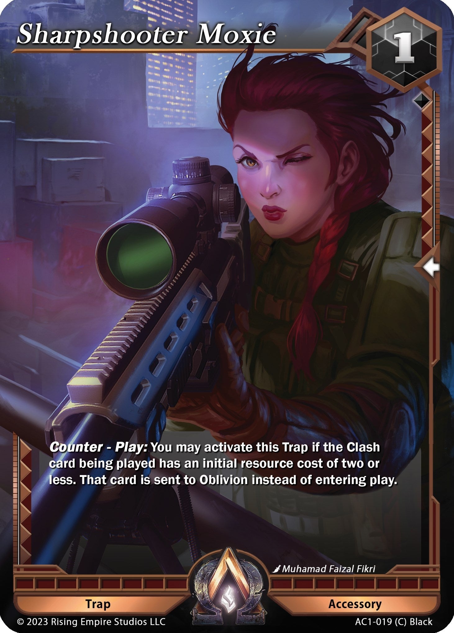 Sharpshooter Moxie (1019) [AC1] - Alpha Clash Single