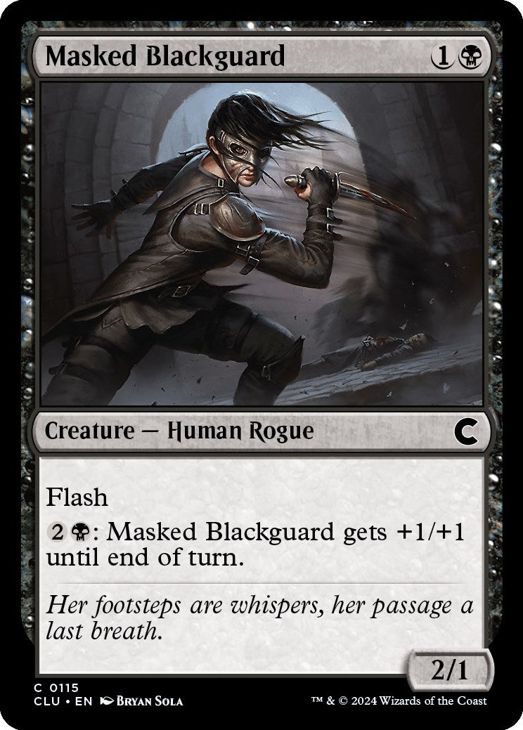 Masked Blackguard (115) [CLU] - MTG Single