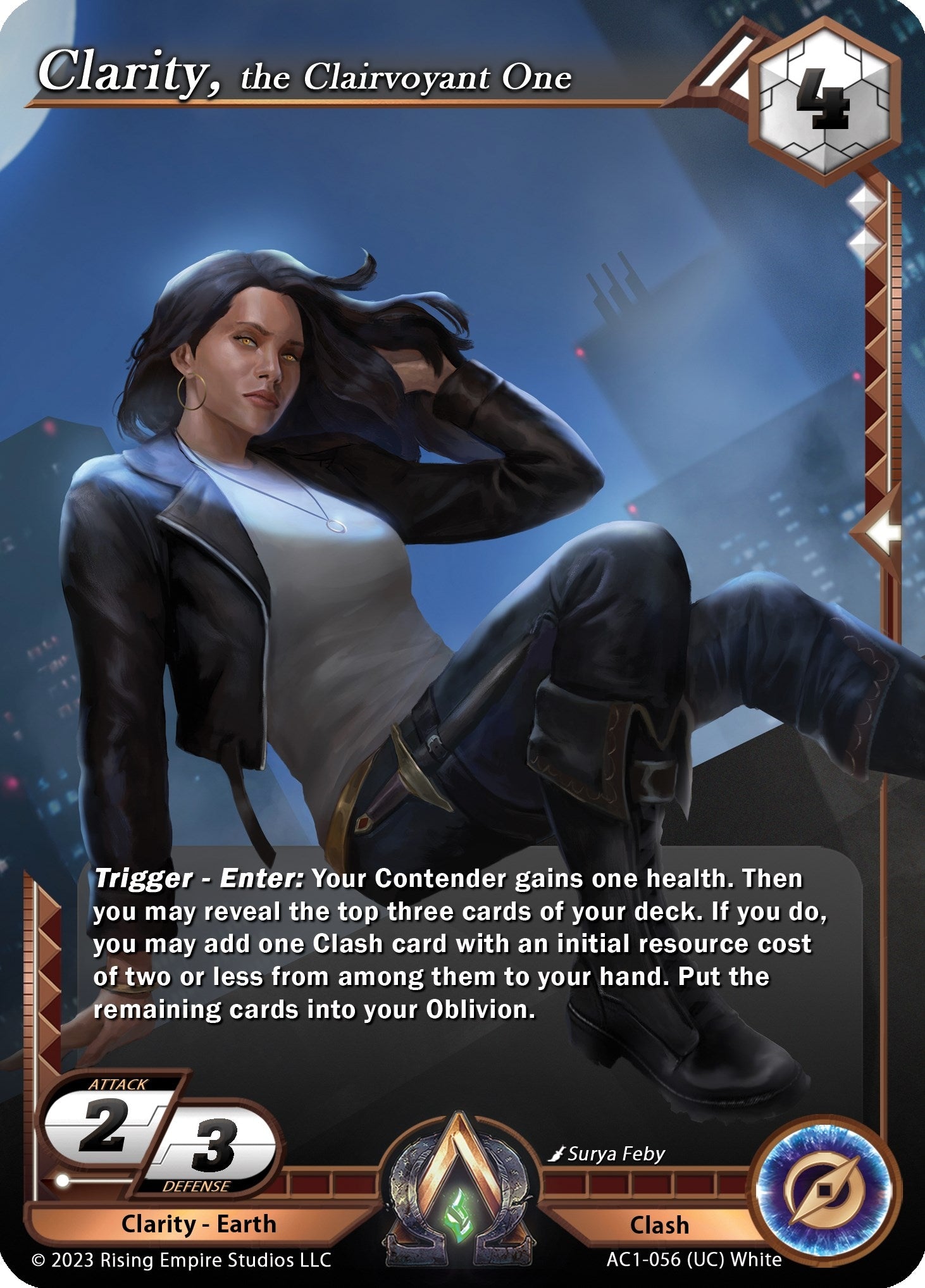 Clarity the Clairvoyant One (1056) [AC1] - Alpha Clash Single