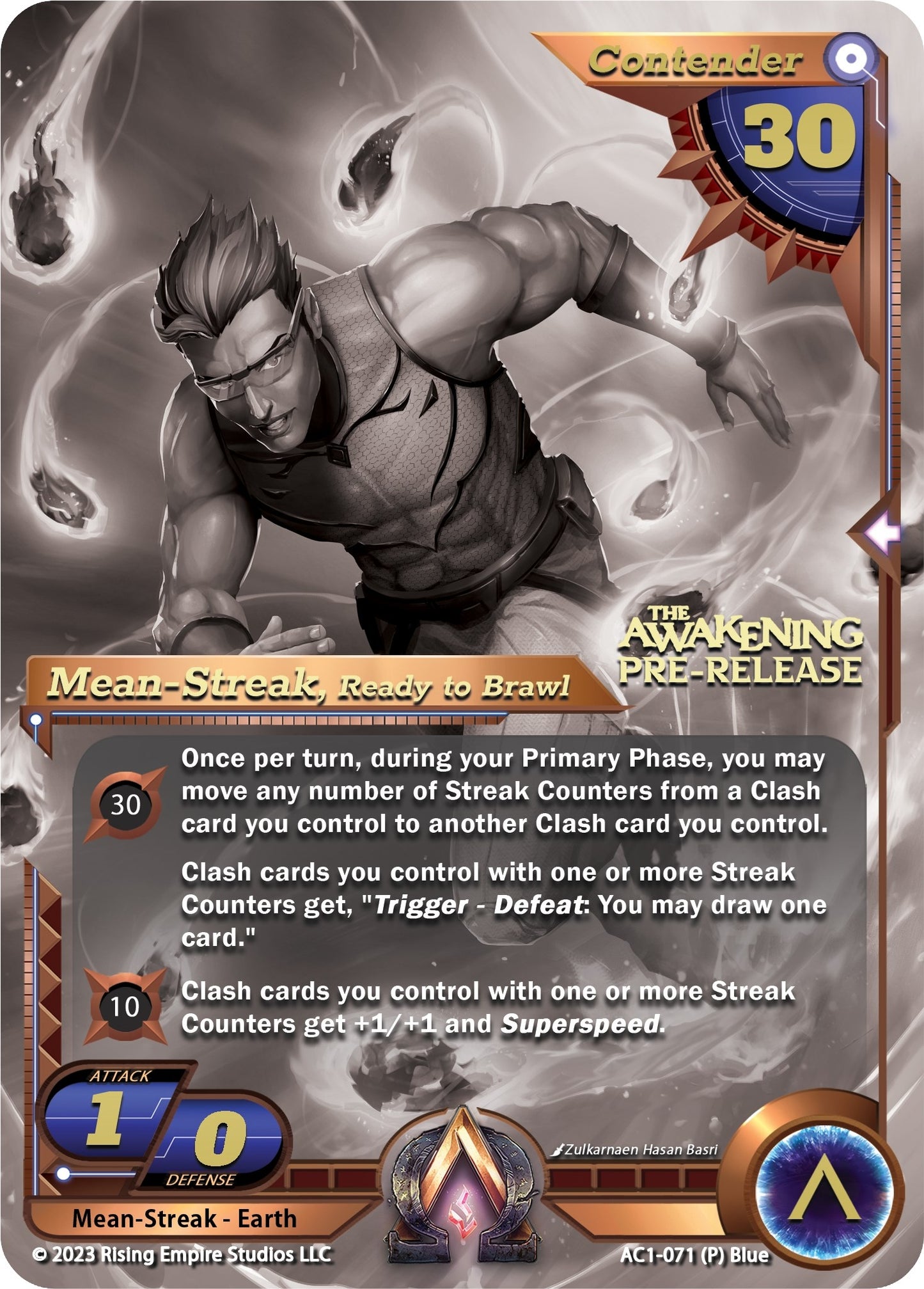 Mean-Streak Ready to Brawl (Pre-Release) (1071) [AC1] - Alpha Clash Single
