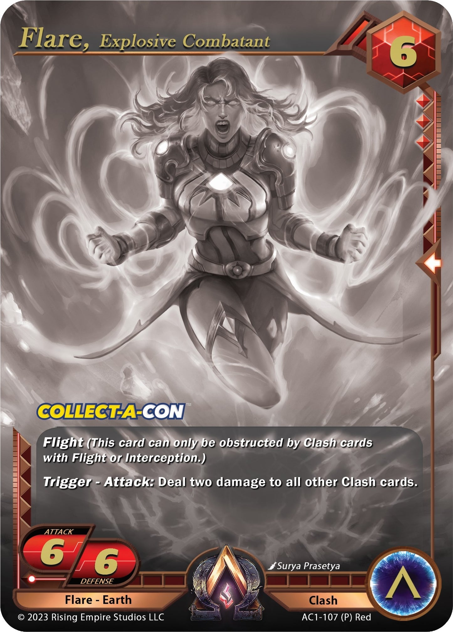 Flare Explosive Combatant (Collect-A-Con Promo) (1107) [AC1] - Alpha Clash Single