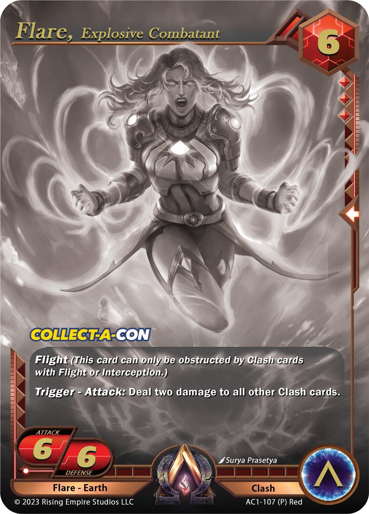 Flare Explosive Combatant (Collect-A-Con Promo) (1107) [AC1] - Alpha Clash Single