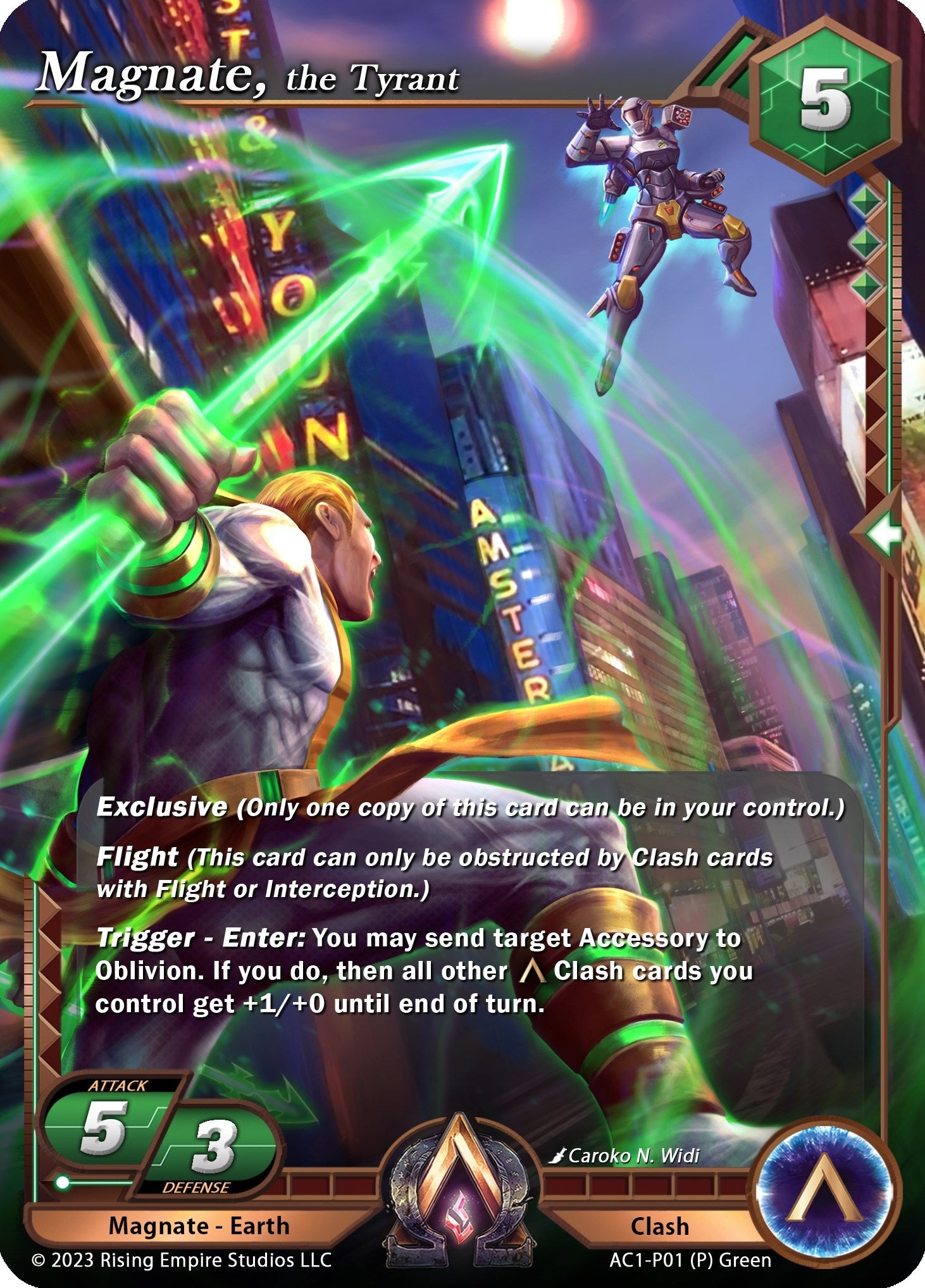 Magnate the Tyrant (101) [AC1] - Alpha Clash Single