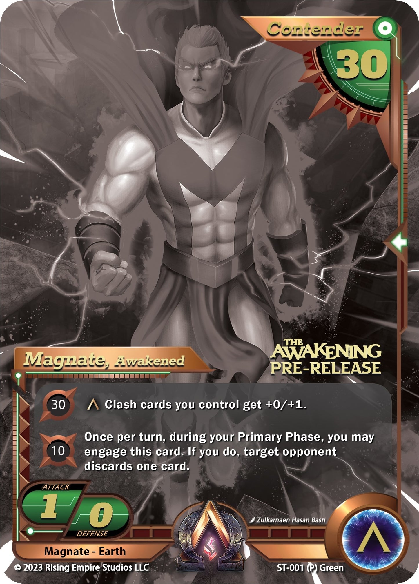 Magnate Awakened (Pre-Release) (1) [AC1] - Alpha Clash Single