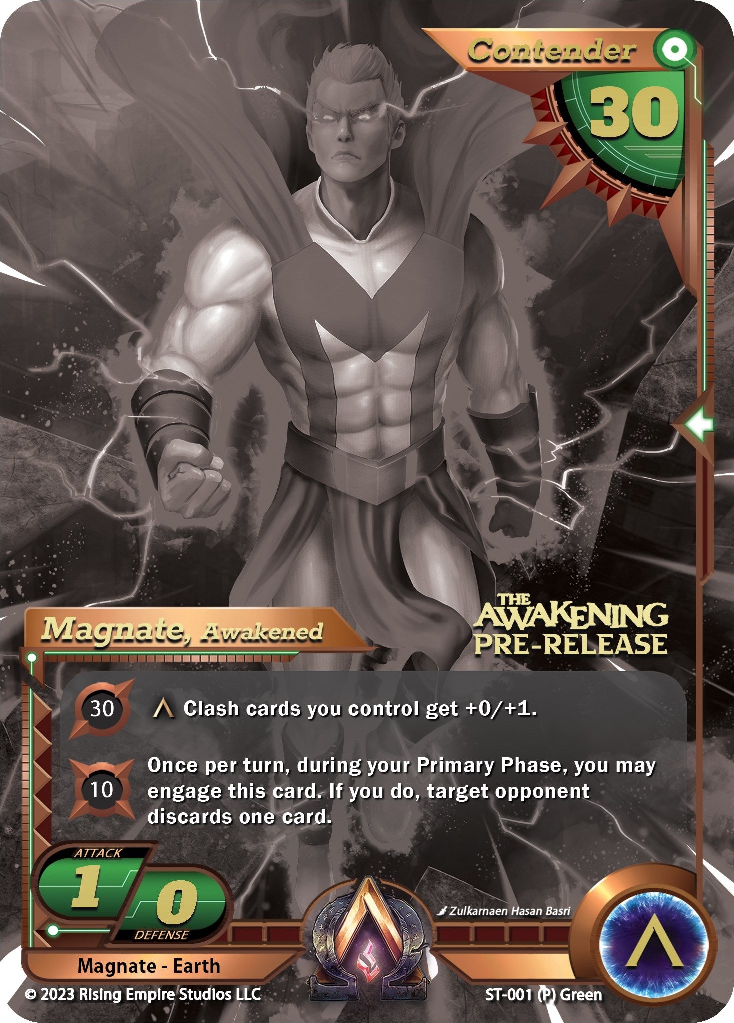 Magnate Awakened (Pre-Release) (1) [AC1] - Alpha Clash Single