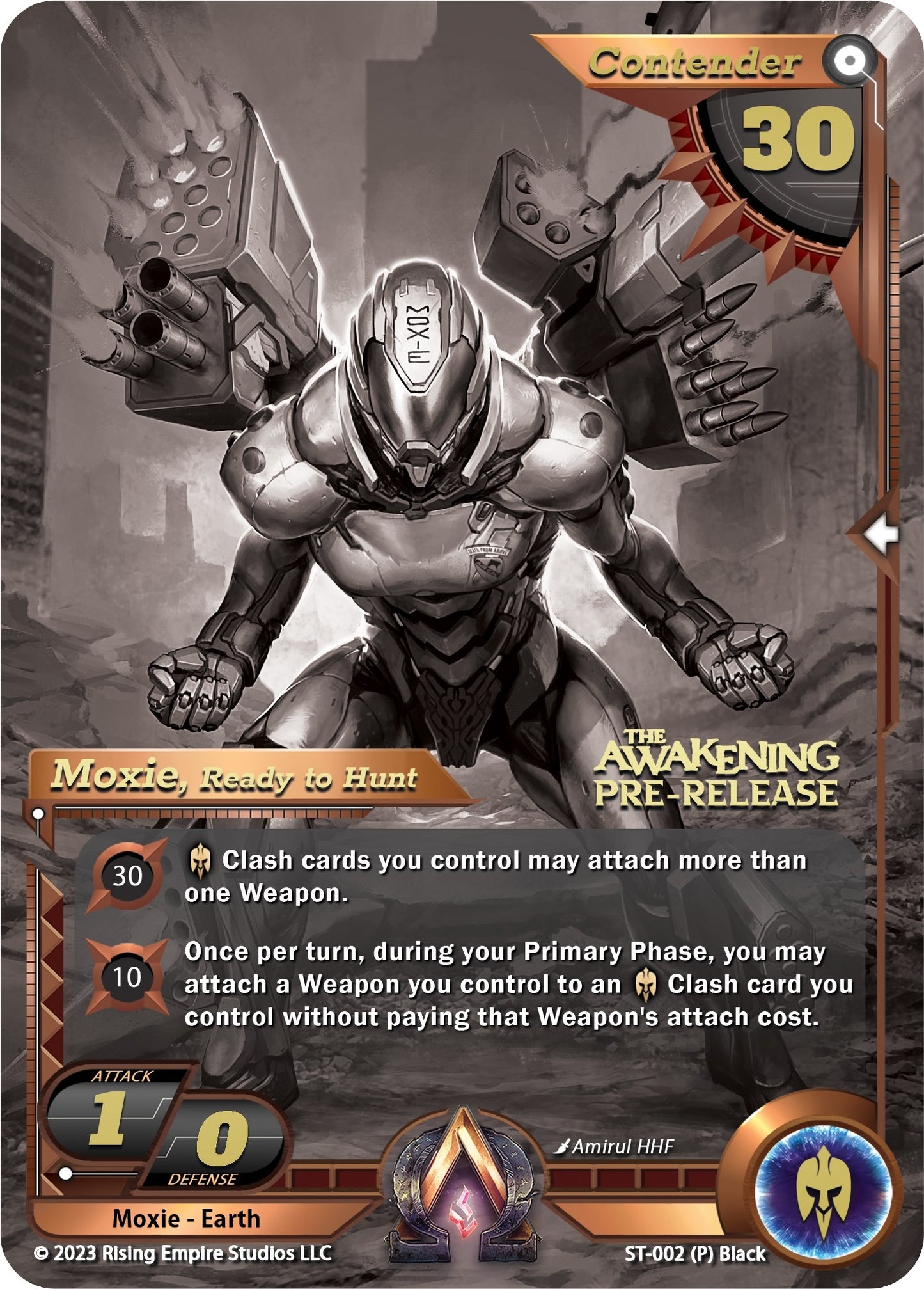Moxie Ready to Hunt (Pre-Release) (2) [AC1] - Alpha Clash Single