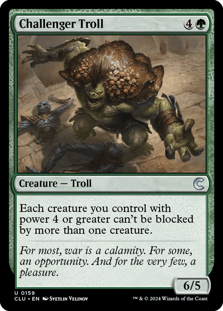 Challenger Troll (159) [CLU] - MTG Single