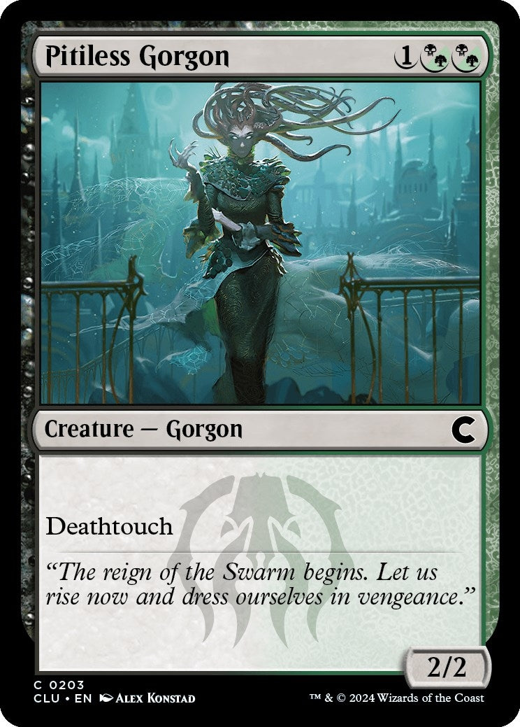 Pitiless Gorgon (203) [CLU] - MTG Single