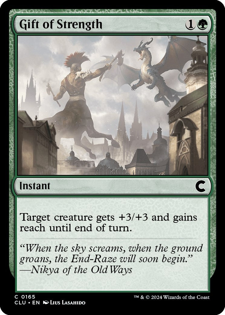 Gift of Strength (165) [CLU] - MTG Single