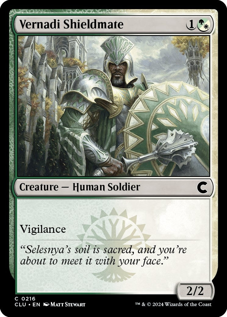 Vernadi Shieldmate (216) [CLU] - MTG Single