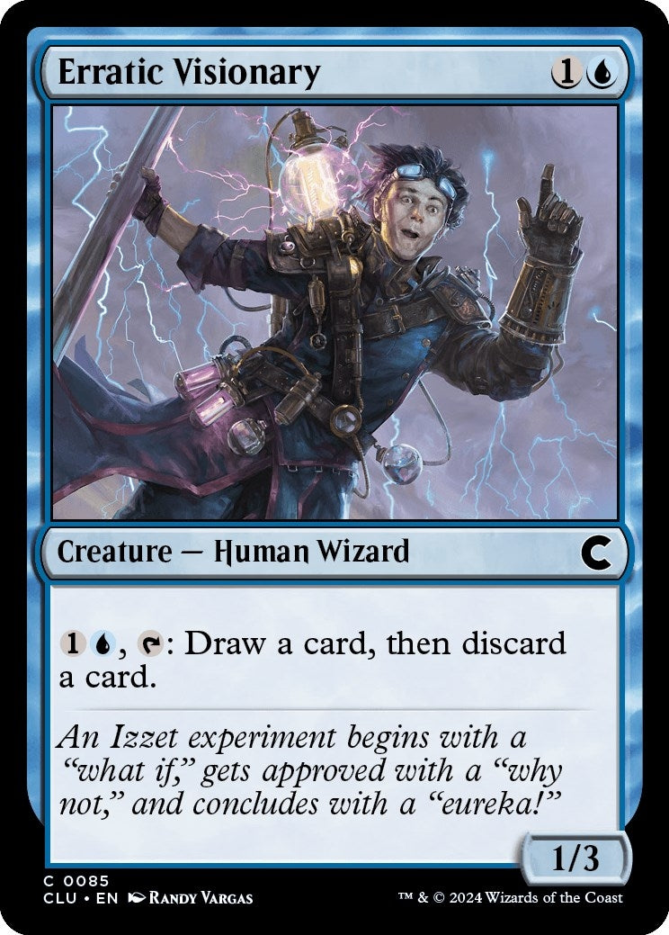 Erratic Visionary (85) [CLU] - MTG Single