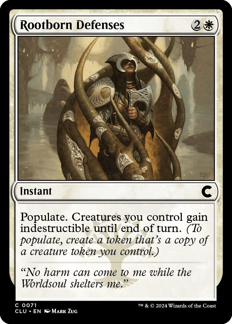 Rootborn Defenses (71) [CLU] - MTG Single