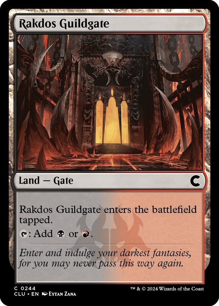 Rakdos Guildgate (244) [CLU] - MTG Single