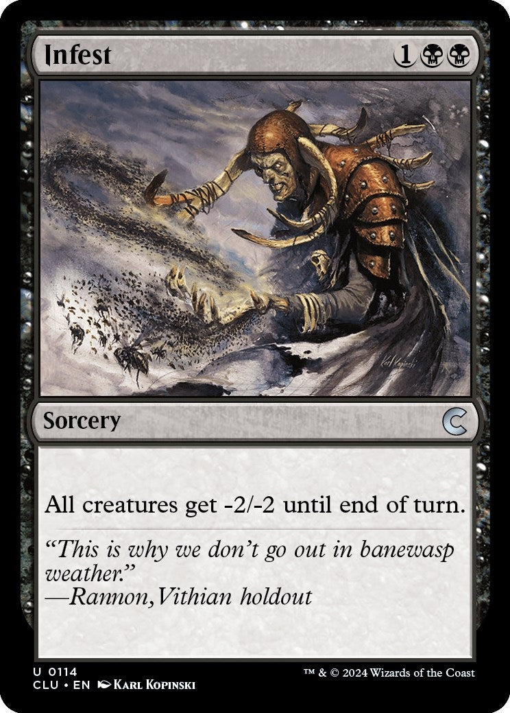 Infest (114) [CLU] - MTG Single
