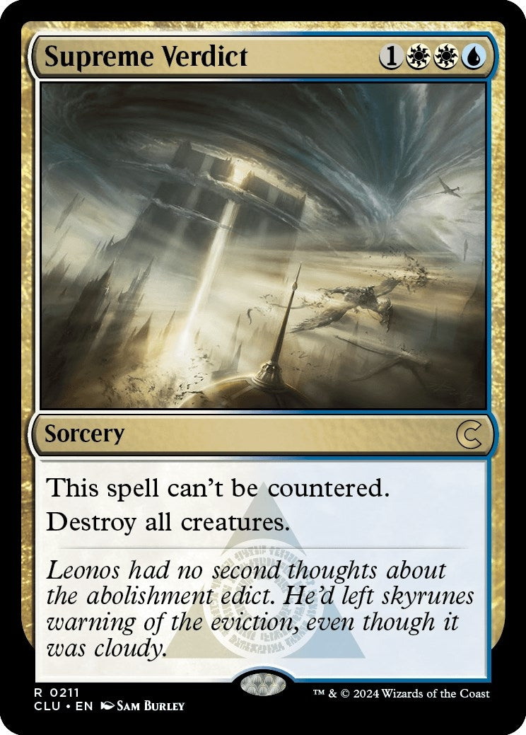 Supreme Verdict (211) [CLU] - MTG Single