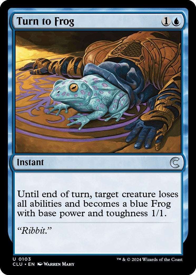 Turn to Frog (103) [CLU] - MTG Single