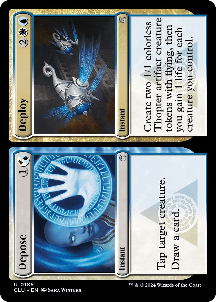 Depose // Deploy (185) [CLU] - MTG Single