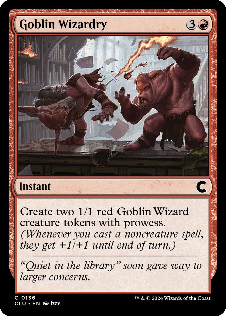 Goblin Wizardry (136) [CLU] - MTG Single