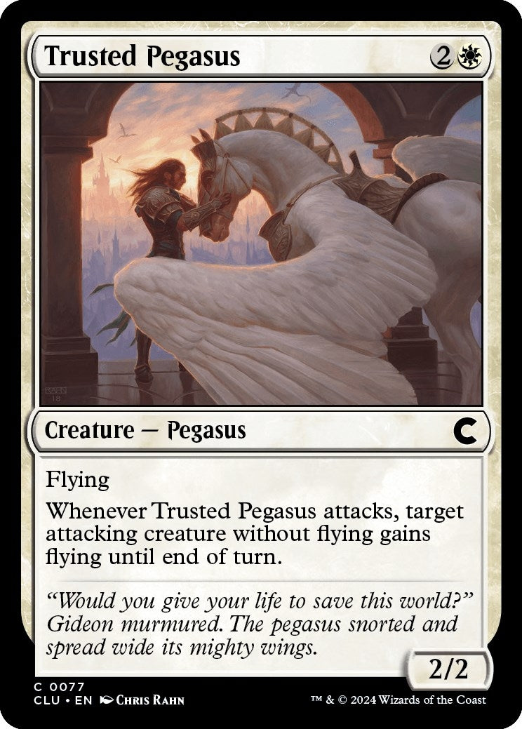 Trusted Pegasus (77) [CLU] - MTG Single