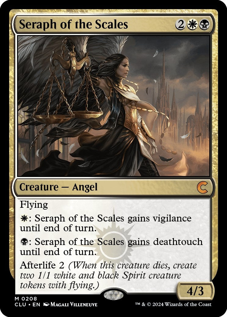 Seraph of the Scales (208) [CLU] - MTG Single