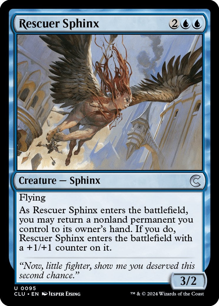 Rescuer Sphinx (95) [CLU] - MTG Single