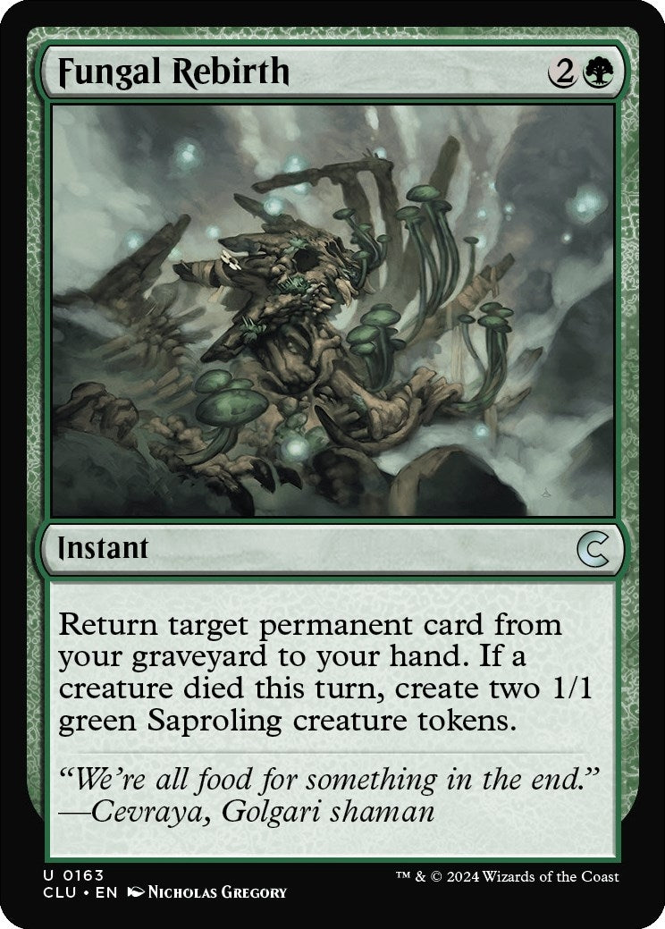 Fungal Rebirth (163) [CLU] - MTG Single