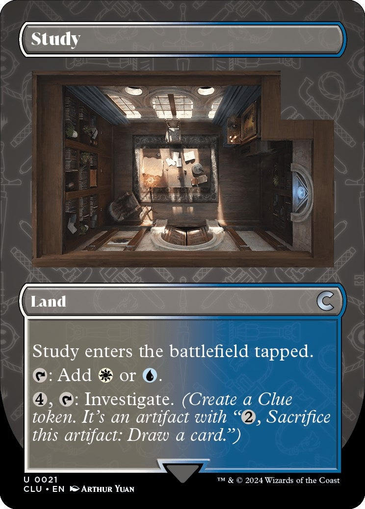 Study (Borderless) (21) [CLU] - MTG Single