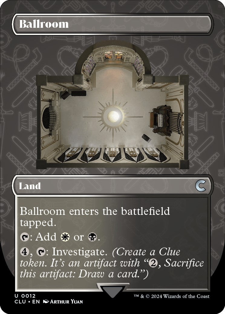 Image for Ballroom (Borderless) (12) (Ravnica: Clue Edition) - Magic: The Gathering