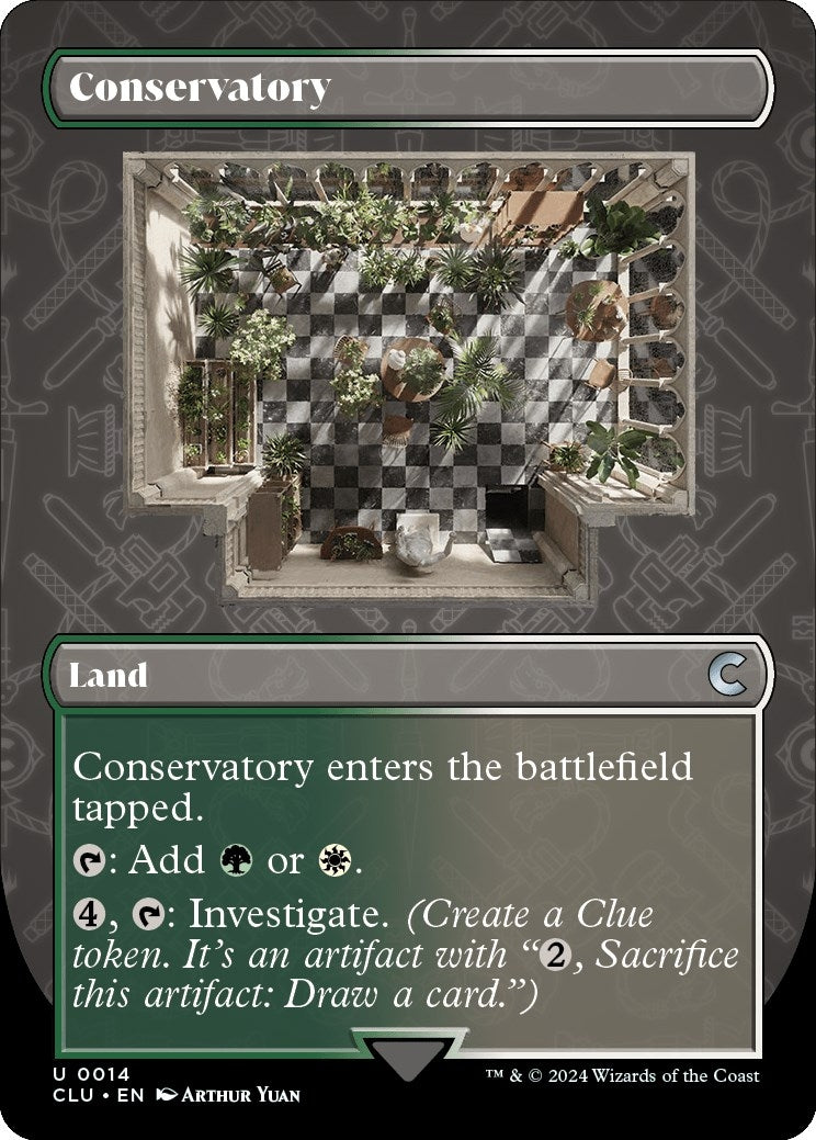 Conservatory (Borderless) (14) [CLU] - MTG Single