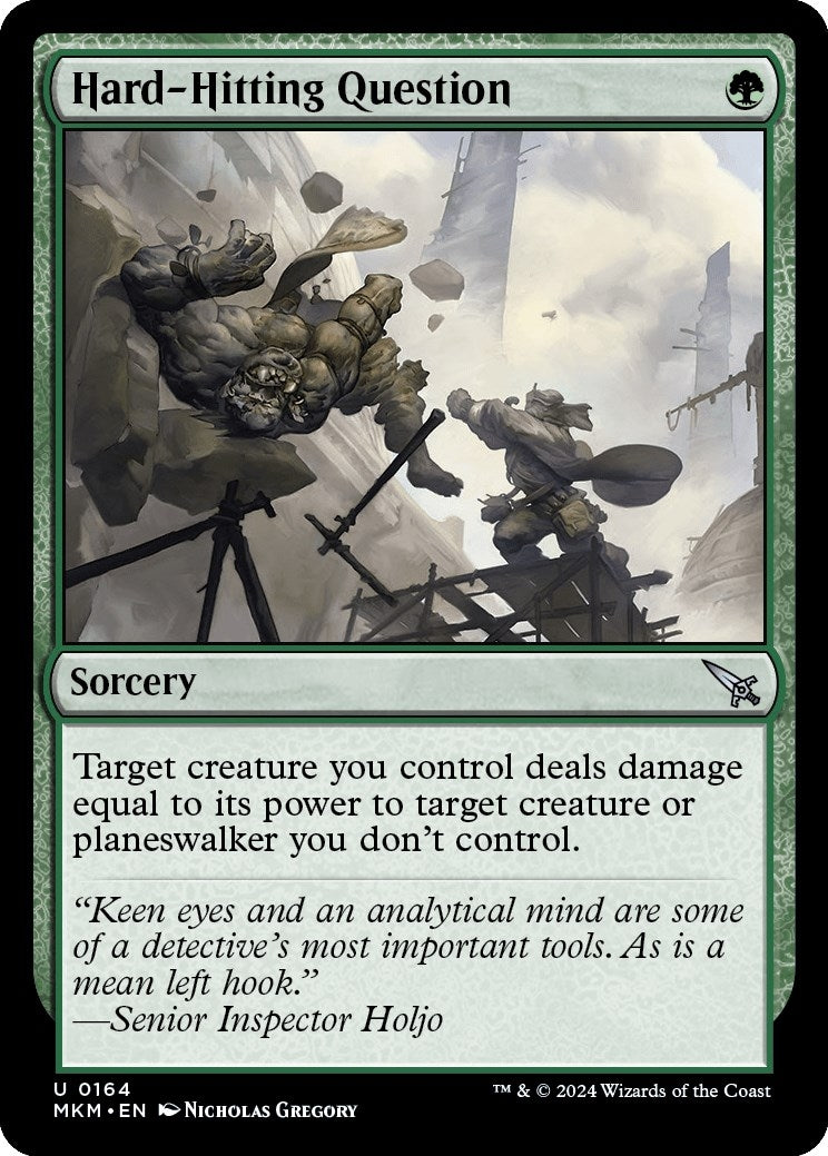 Hard-Hitting Question (164) [MKM] - MTG Single