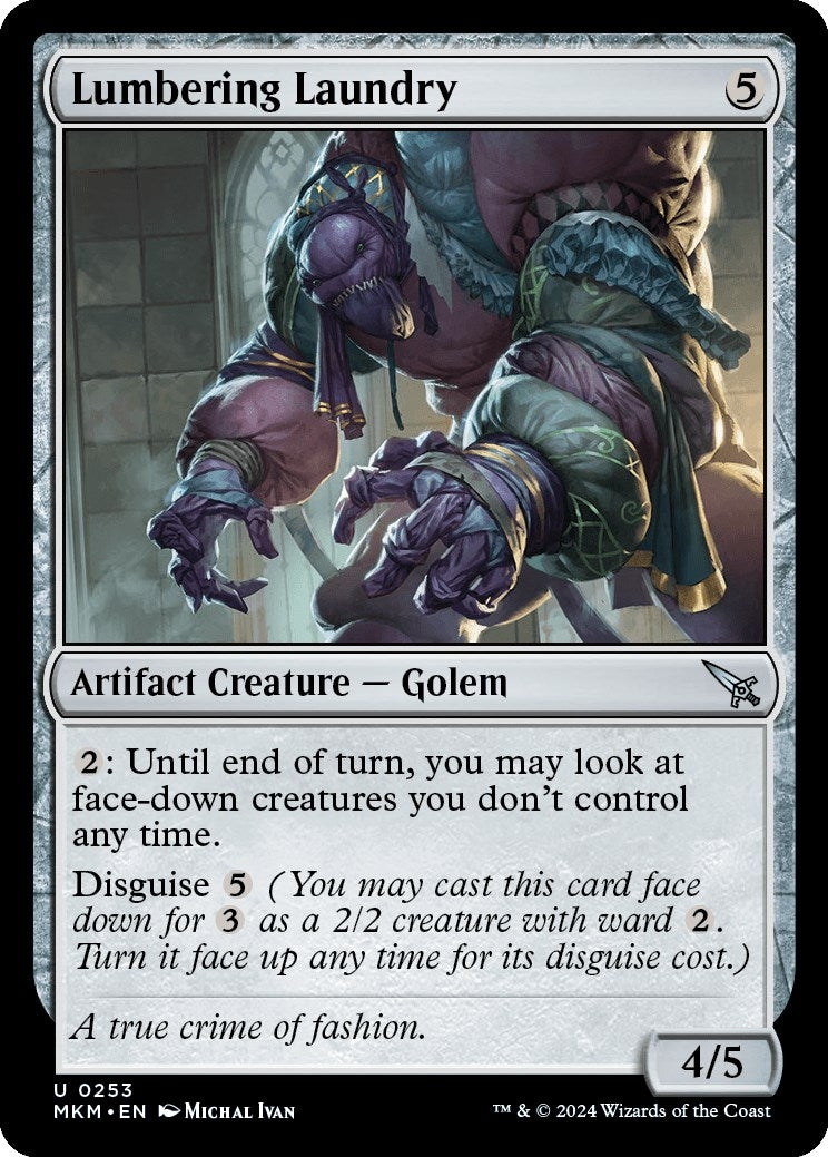 Lumbering Laundry (253) [MKM] - MTG Single
