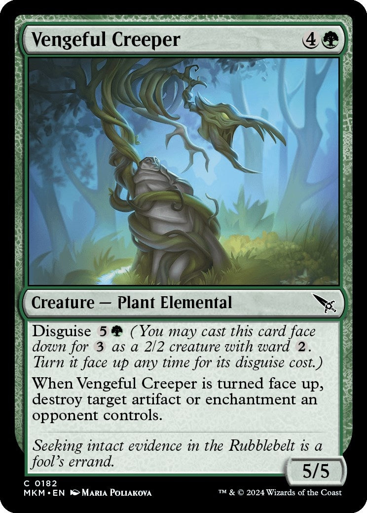 Vengeful Creeper (182) [MKM] - MTG Single