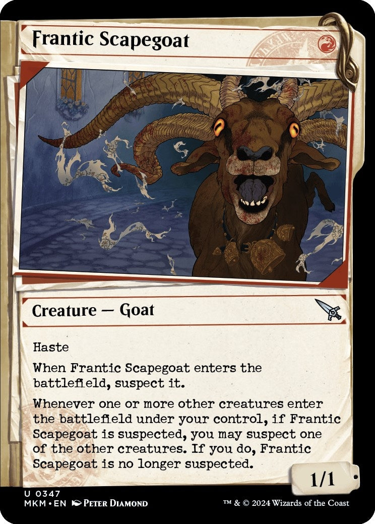 Frantic Scapegoat (Showcase) (347) [MKM] - MTG Single