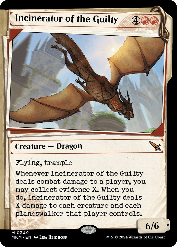 Incinerator of the Guilty (Showcase) (349) [MKM] - MTG Single