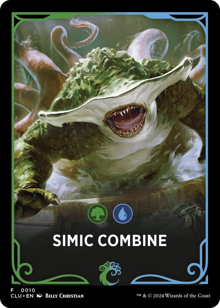 Simic Combine Theme Card (0) [CLU] - MTG Single