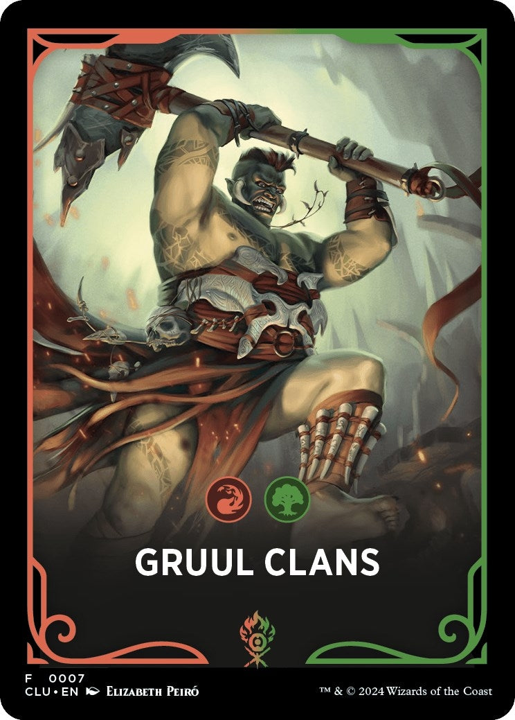 Gruul Clans Theme Card (0) [CLU] - MTG Single